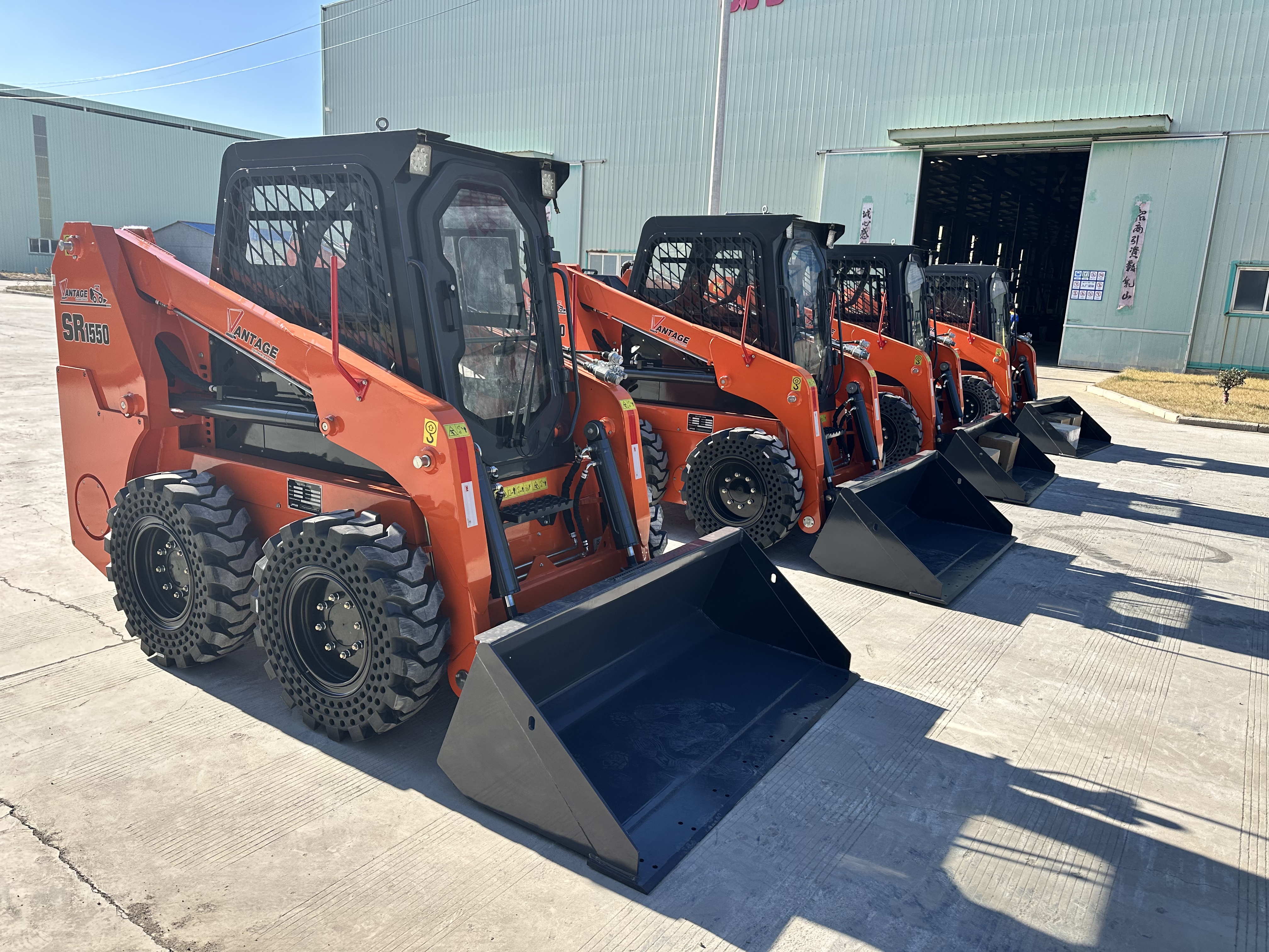 SR1550B Skid Steer Loader Dikirim menyang Amerika Kidul