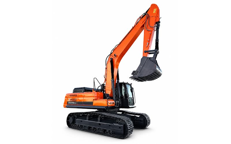 Nemesis Hard Rock ing Pertambangan! DX370PC-9 (35.6-ton excavator): Mbusak kabeh bagean tambang ing dina.